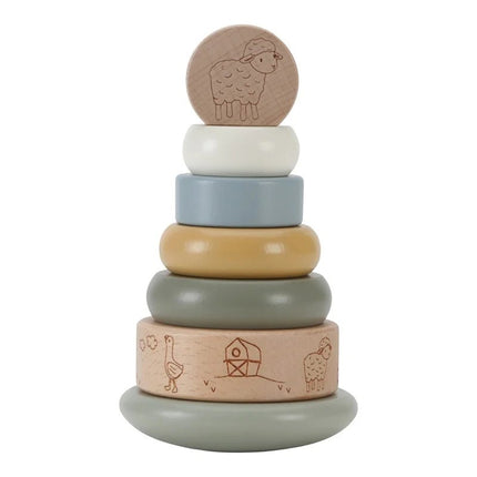 Little Dutch Tuimerlaar Stapeltoren Little Farm koop je bij Babywinkel