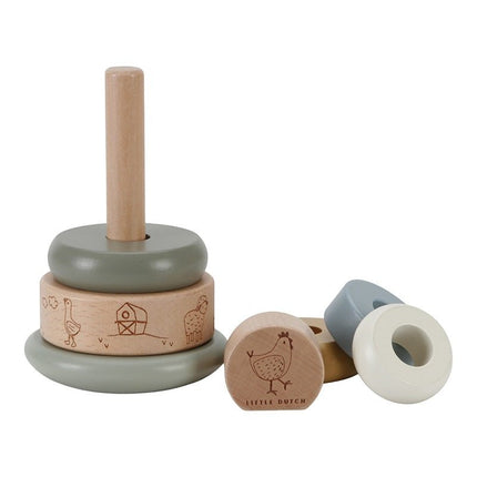 Little Dutch Tuimerlaar Stapeltoren Little Farm koop je bij Babywinkel