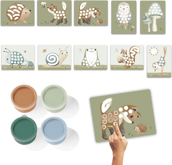 Little Dutch Vingerverf Set Forest Friends koop je bij Babywinkel