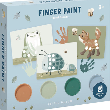 Little Dutch Vingerverf Set Forest Friends koop je bij Babywinkel