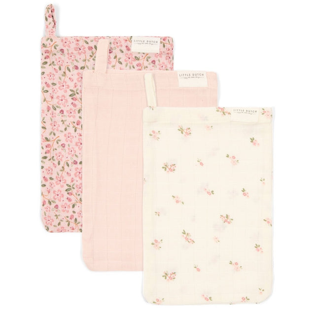 Little Dutch Washandje Hydrofiel Fairy Garden 3St koop je bij Babywinkel
