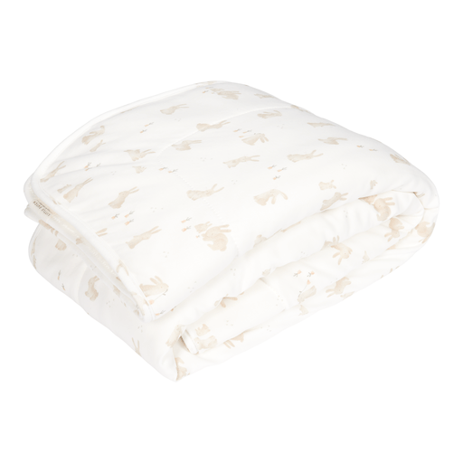 Little Dutch Wiegdeken Wit Baby Bunny koop je bij Babywinkel