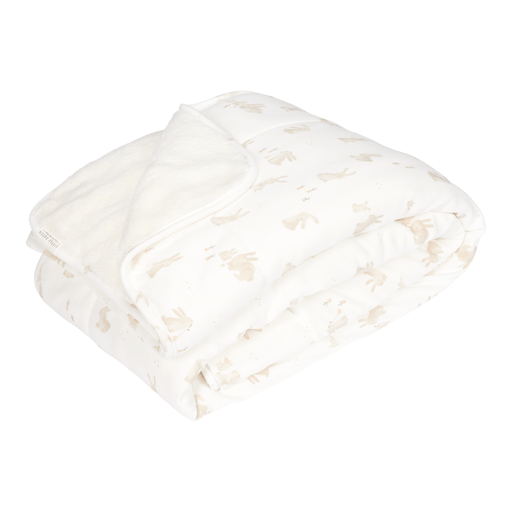 Little Dutch Wiegdeken Wit Baby Bunny koop je bij Babywinkel