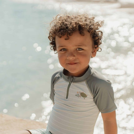 Little Dutch Zwemshirt Kind Korte Mouwen Fresh Greens koop je bij Babywinkel