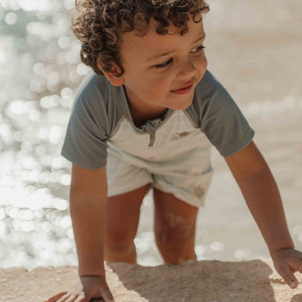 Little Dutch Zwemshirt Kind Korte Mouwen Fresh Greens koop je bij Babywinkel