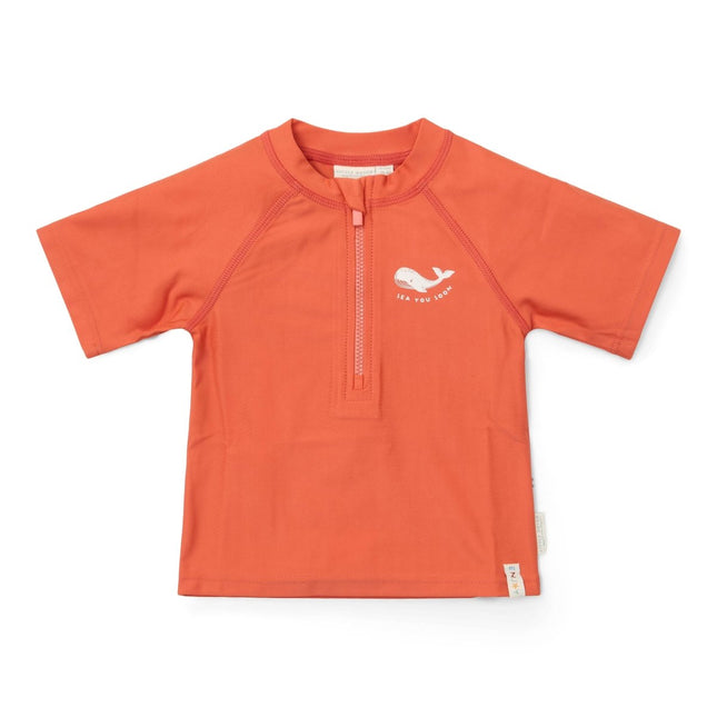 Little Dutch Zwemshirt Kind Korte Mouwen Sea Life Coral Red koop je bij Babywinkel