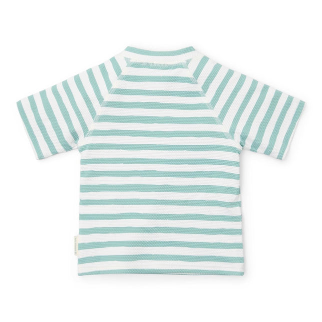 Little Dutch Zwemshirt Kind Korte Mouwen Stripes Surf Blue koop je bij Babywinkel