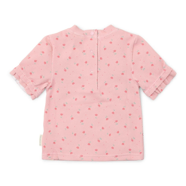 Little Dutch Zwemshirt Kind Korte Mouwen Sunny Flowers Blush koop je bij Babywinkel