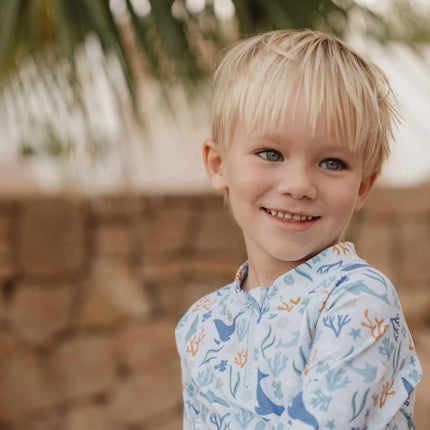 Little Dutch Zwemshirt Kind Lange Mouwen Ocean Dreams Blue koop je bij Babywinkel