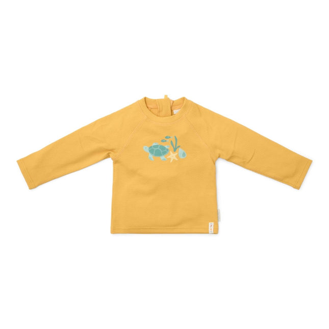 Little Dutch Zwemshirt Kind Lange Mouwen Seashells Sunny Yellow koop je bij Babywinkel