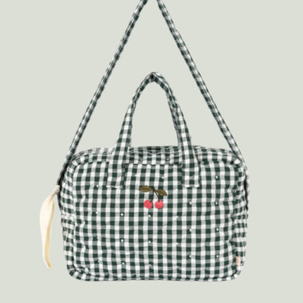 Luiertas Pop Green Check koop je bij Babywinkel