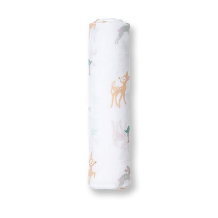 Lulujo Hydrofiele Doek Little Fawn Katoen 120x120cm koop je bij Babywinkel