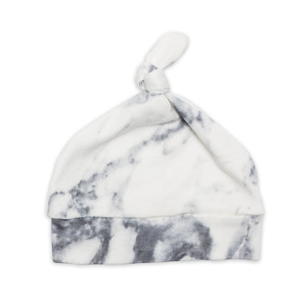 Lulujo Hydrofiele Doek Met Muts En Sticker Marble koop je bij Babywinkel
