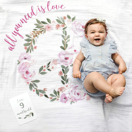 Lulujo Mijlpaalkaarten All You Need Is Love koop je bij Babywinkel