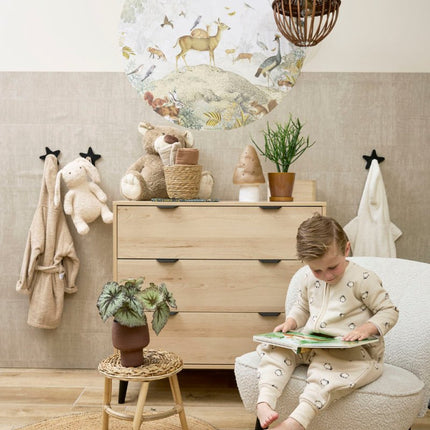 Meyco Baby Penguin Baby Winter Slaapoverall Jumper Met Vaste Mouw Soft Sand 92Cm koop je bij Babywinkel