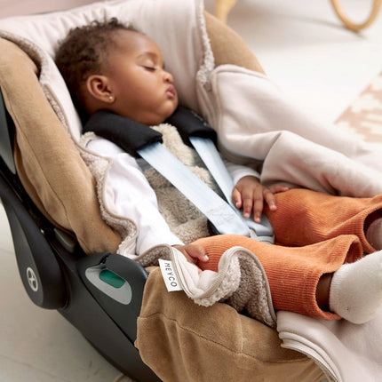 Meyco Baby Teddy Voetenzak Greige 40X82Cm koop je bij Babywinkel