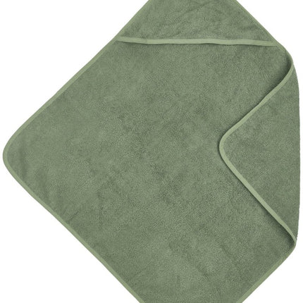 Meyco Badcape Baby Basic Badstof Forest Green koop je bij Babywinkel