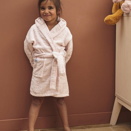 Meyco Badjas Basic Badstof Soft Pink koop je bij Babywinkel