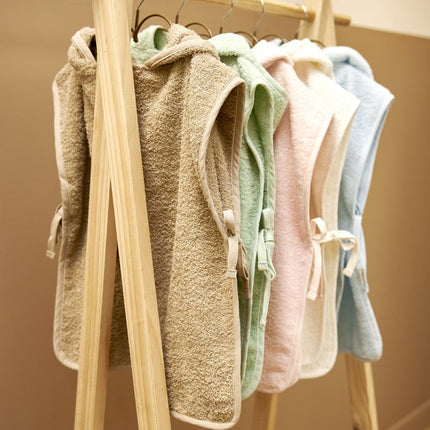Meyco Badponcho 1 - 3 Jaar Basic Badstof Offwhite koop je bij Babywinkel