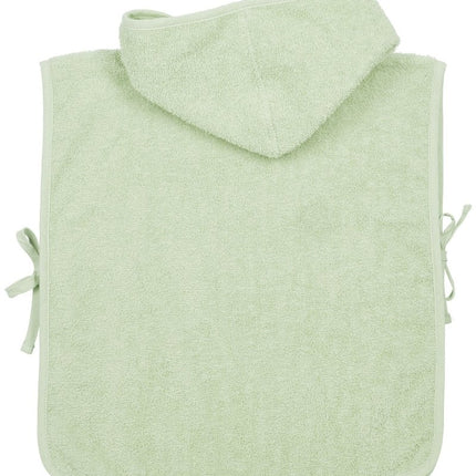 Meyco Badponcho 1 - 3 Jaar Basic Badstof Soft Green koop je bij Babywinkel