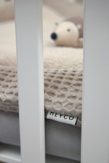 Meyco Boxkleed Greige 80X100cm koop je bij Babywinkel