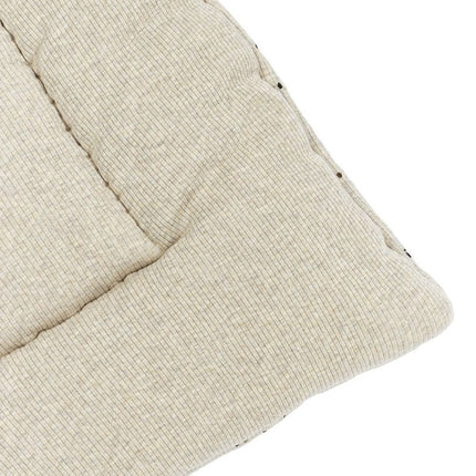 Meyco Boxkleed Rib Mini Spot Sand Melange 80X100cm koop je bij Babywinkel