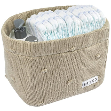 Meyco Commodemandje Small Mini Knots Sand koop je bij Babywinkel