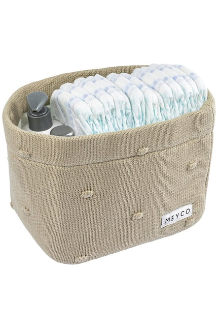 Meyco Commodemandje Small Mini Knots Sand koop je bij Babywinkel
