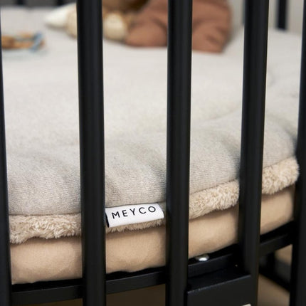 Meyco Hoeslaken Boxmatras Sand Rond 90/95cm koop je bij Babywinkel
