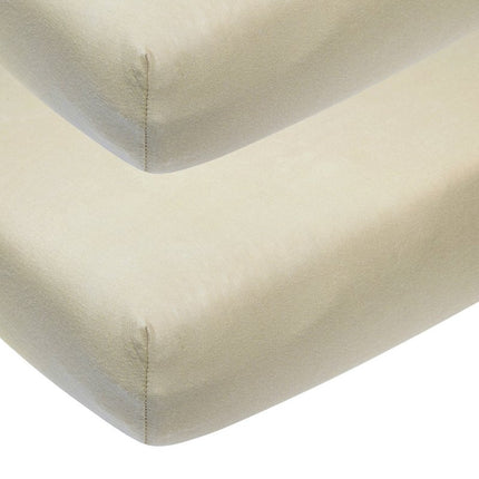 Meyco Hoeslaken Jersey 2St 50X90 Sand koop je bij Babywinkel