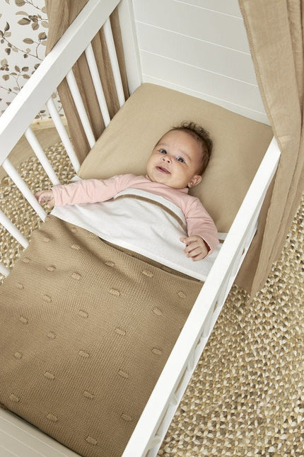 Meyco Hoeslaken Jersey 2St 60X120 Sand koop je bij Babywinkel