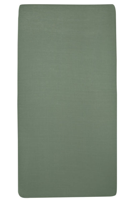 Meyco Hoeslaken Jersey Boxmatras 75X95cm Forest Green koop je bij Babywinkel