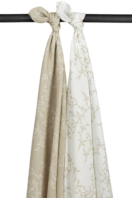 Meyco Hydrofiele Doek 2St Branches Sand koop je bij Babywinkel