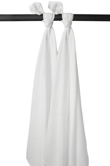 Meyco Hydrofiele Doek 2St Wit koop je bij Babywinkel