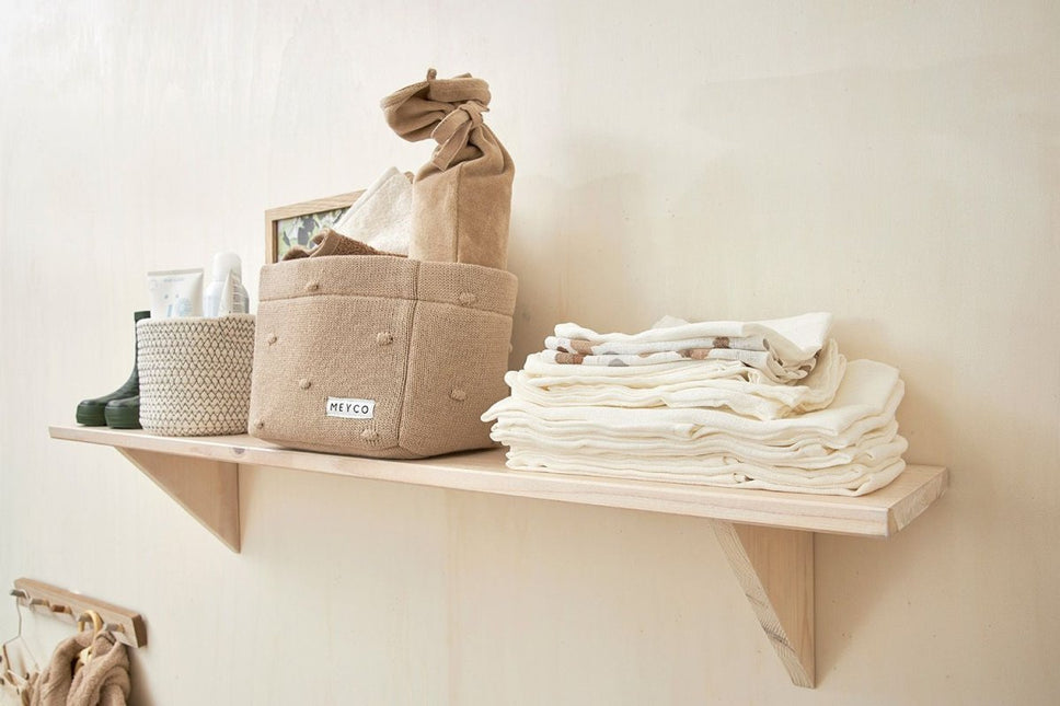 Meyco Hydrofiele Doek 6 - Pack White 60X60cm koop je bij Babywinkel