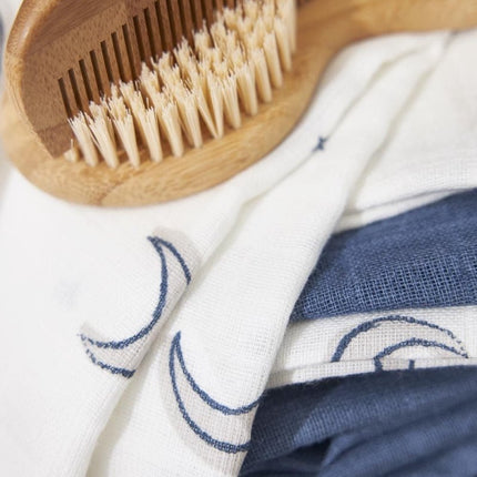 Meyco Hydrofiele Doek Baby Moon Indigo 9 - Pack koop je bij Babywinkel