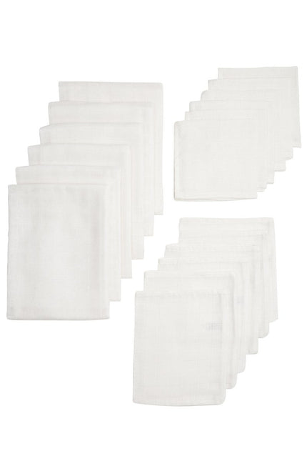Meyco Hydrofiele Doek Set 18St Wit koop je bij Babywinkel