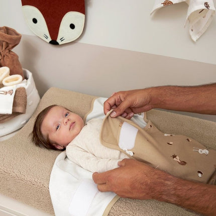 Meyco Inbakerdoek Forest Animals Sand koop je bij Babywinkel