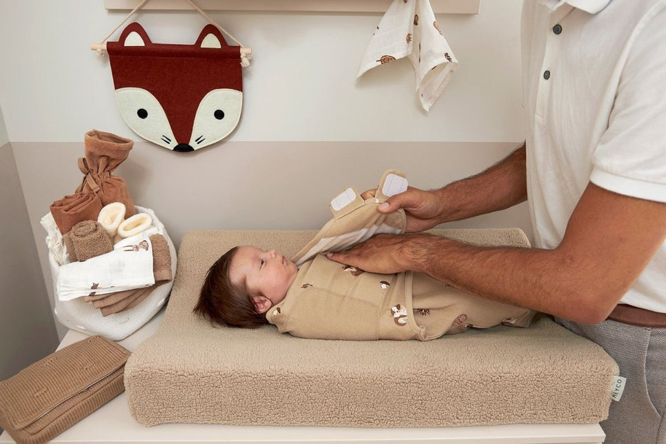 Meyco Inbakerdoek Forest Animals Sand koop je bij Babywinkel