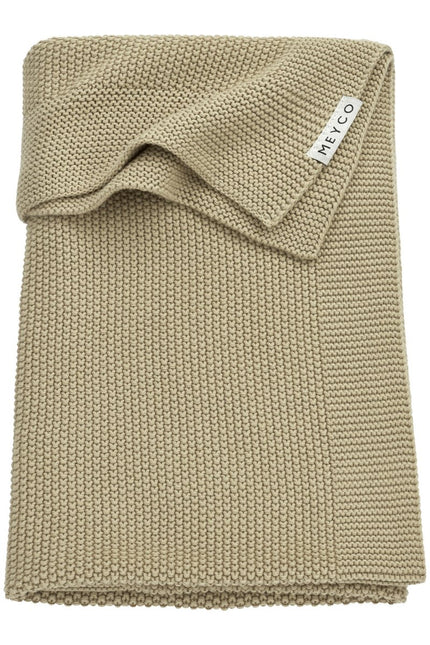 Meyco Ledikantdeken Mini Relief Sand koop je bij Babywinkel
