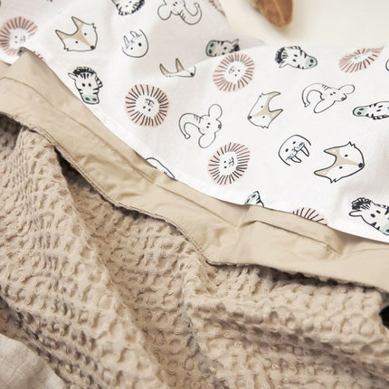 Meyco Ledikantlaken Animal/Uni 2 - Pack White 100X150cm koop je bij Babywinkel