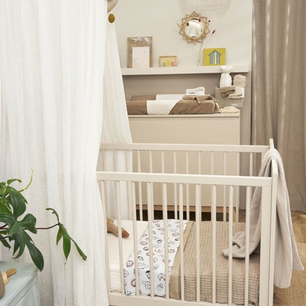 Meyco Ledikantlaken Animal/Uni 2 - Pack White 100X150cm koop je bij Babywinkel