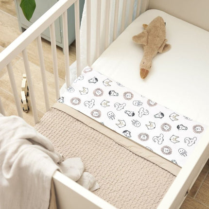 Meyco Ledikantlaken Animal/Uni 2 - Pack White 100X150cm koop je bij Babywinkel