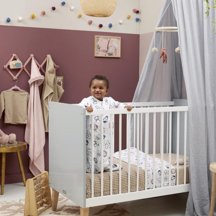 Meyco Ledikantlaken Animal/Uni 2 - Pack White 100X150cm koop je bij Babywinkel