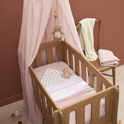 Meyco Ledikantlaken Bies Soft Pink koop je bij Babywinkel