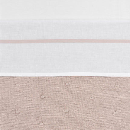 Meyco Ledikantlaken Bies Soft Pink koop je bij Babywinkel
