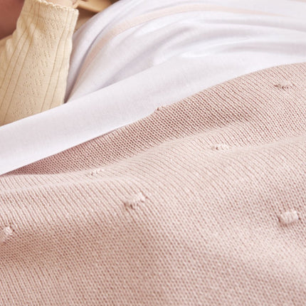 Meyco Ledikantlaken Bies Soft Pink koop je bij Babywinkel