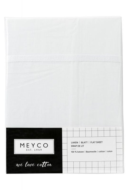 Meyco Ledikantlaken Bies Wit koop je bij Babywinkel