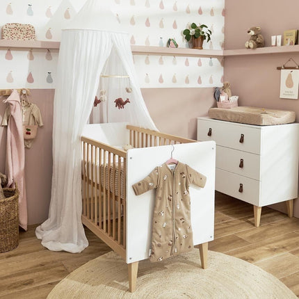 Meyco Ledikantlaken Love You To The Moon & Back Sand 100X150cm koop je bij Babywinkel