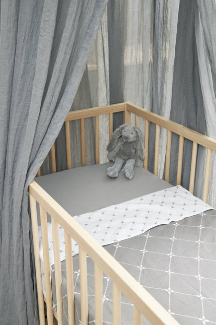 Meyco LedikantlakenxMrs. Keizer 2St Louis Grijs koop je bij Babywinkel